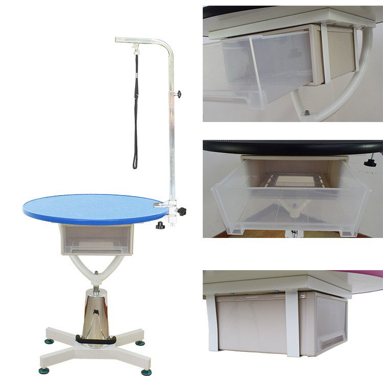 Hydraulic Round Table Pet Grooming Table